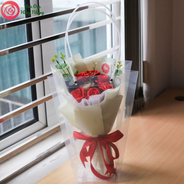 bó hoa sáp gõ cửa trái tim- các mẫu hoa sáp đẹp