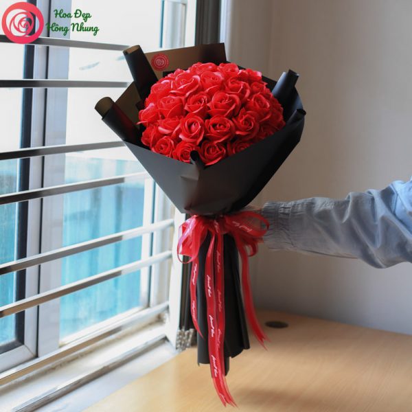 bó hoa sáp sasa rose