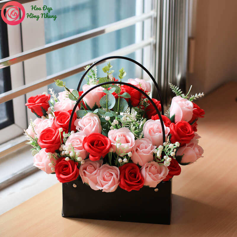 Hoa sáp Hồng Nhung – Shop hoa sáp Hà Nội uy tín, giá rẻ
