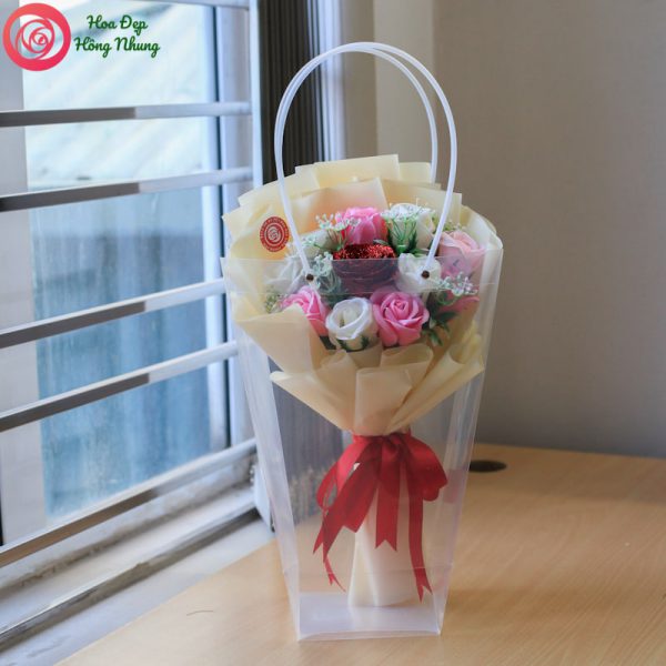 bó hoa sáp nồng nàn ms044