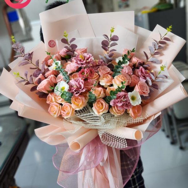 bó hoa sáp cao cấp