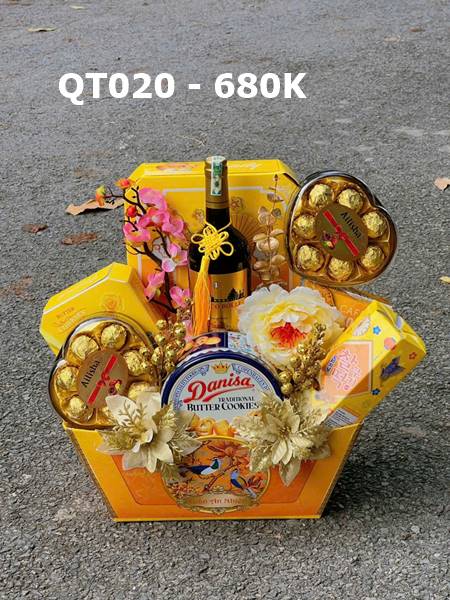 giỏ quà tết vàng 3