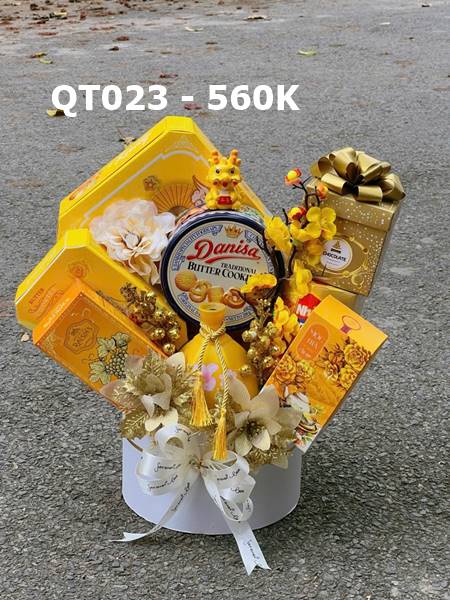 giỏ quà tết vàng 2