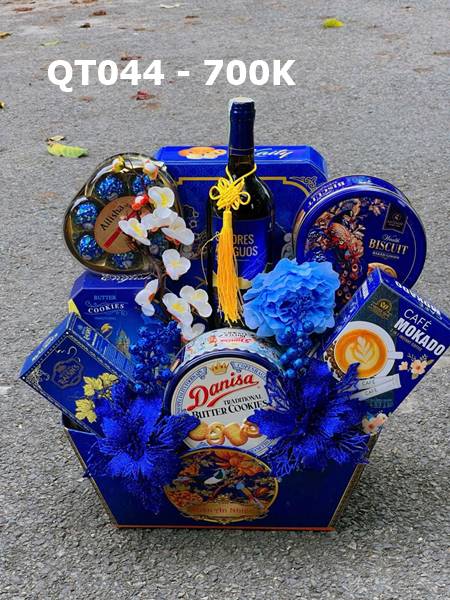 giỏ quà tết xanh 3