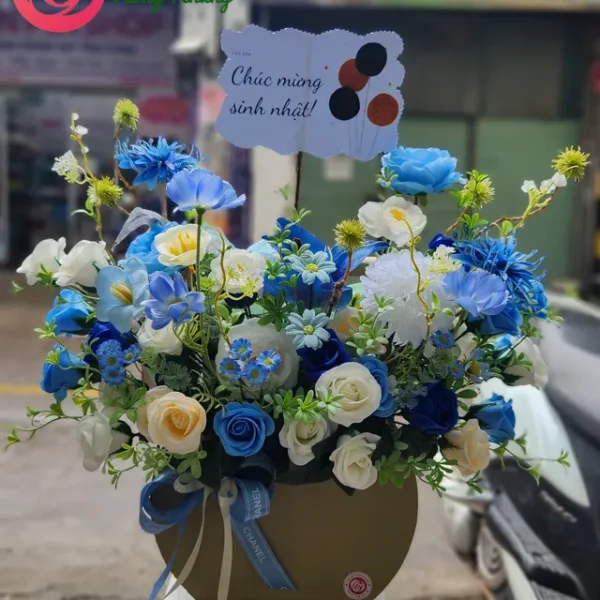 lẵng hoa sáp