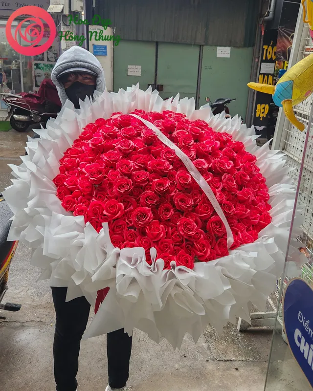 bó hoa sáp công chúa 300 bông