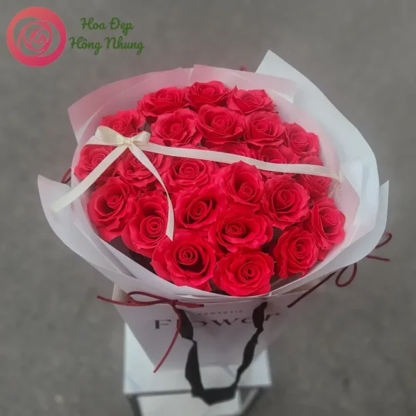 bó hoa sáp hiện đại