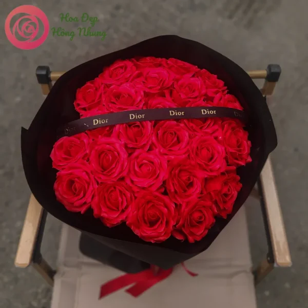 bó hoa sáp hiện đại