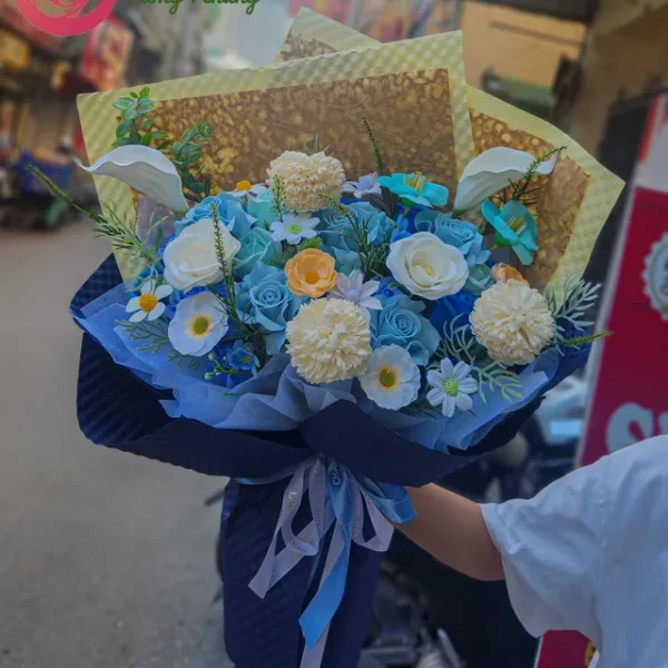 bó hoa sáp